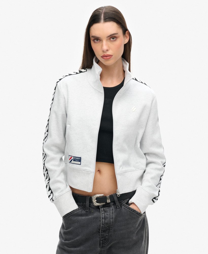 code tape track top in ice marl