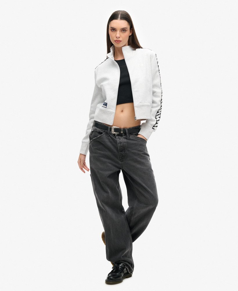 code tape track top in ice marl