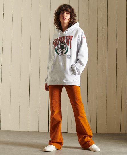 boho graphic ana hoodie in glacier grey marl