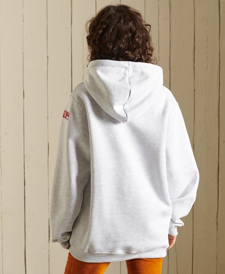 boho graphic ana hoodie in glacier grey marl