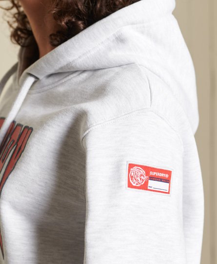 boho graphic ana hoodie in glacier grey marl