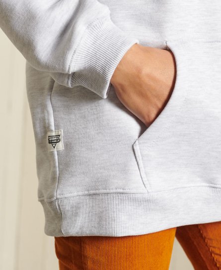 boho graphic ana hoodie in glacier grey marl
