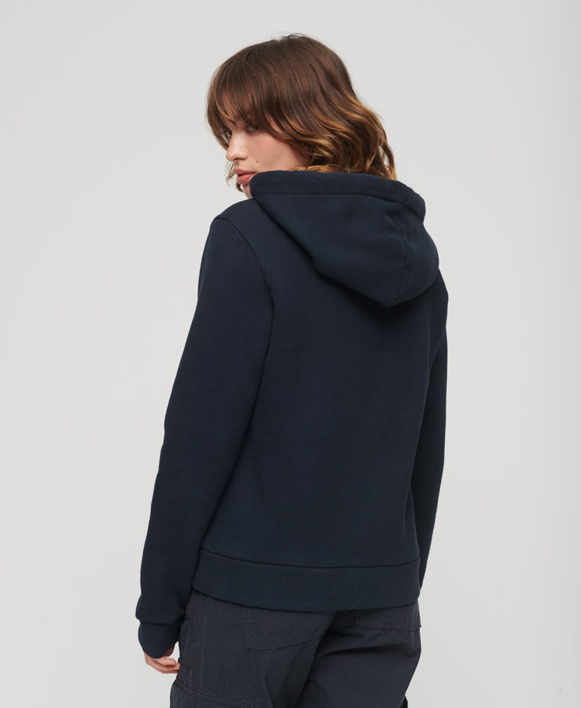 hoodie met grafische print in eclipse navy-kleur