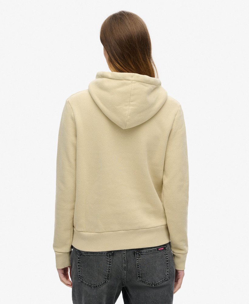 tokyo vintage logo graphic hoodie in tidal foam green
