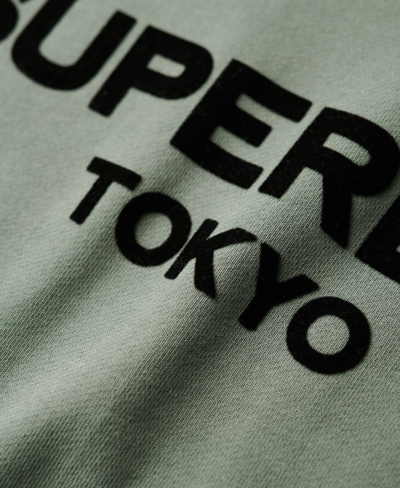 sport luxe loose hoodie in laurel khaki