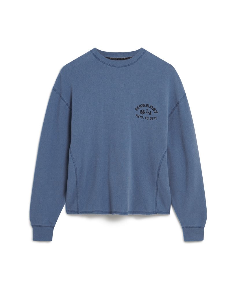 athletic essentials sweatshirt in wedgewood blue