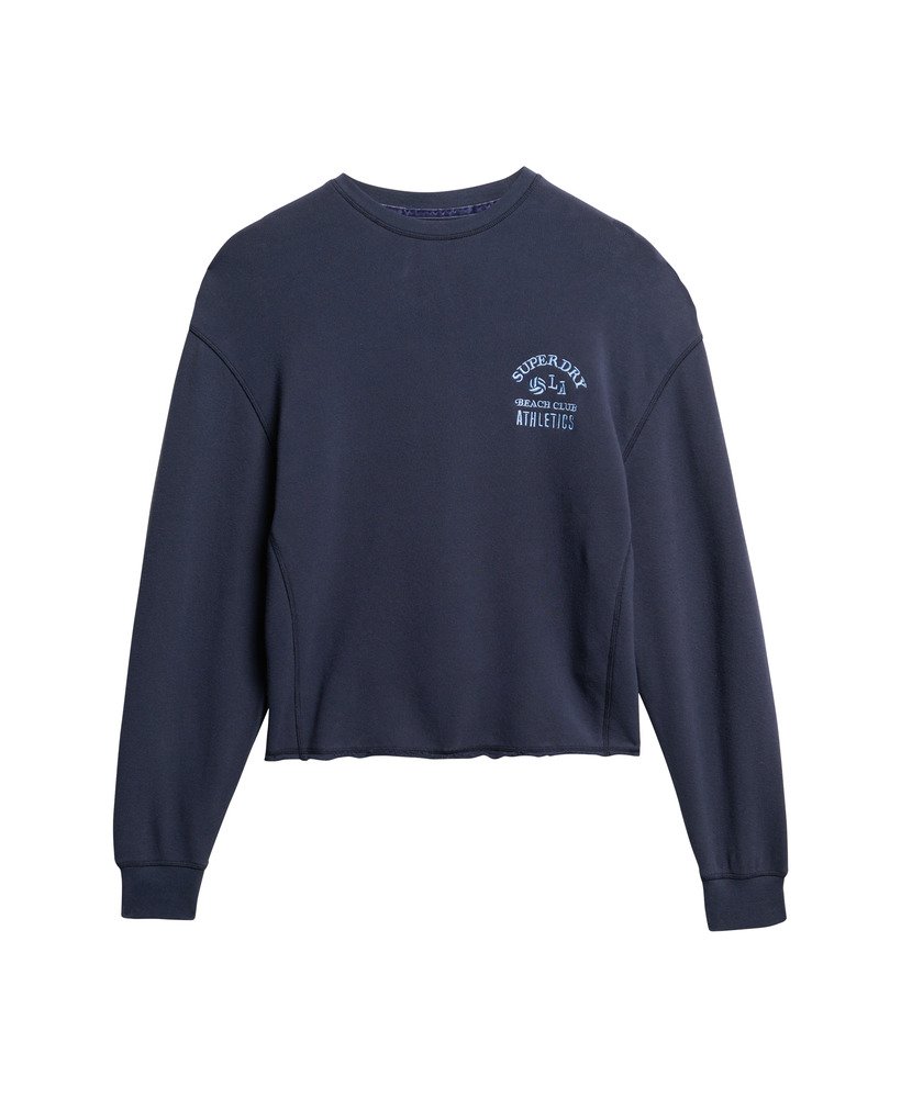athletic essentials sweatshirt in diepblauw