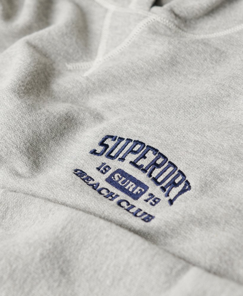 athletic essentials hoodie in grey marl