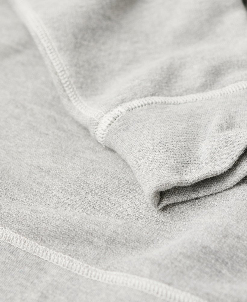 athletic essentials hoodie in grey marl