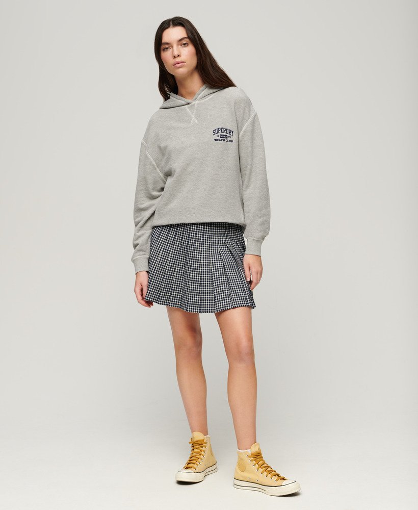 athletic essentials hoodie in grey marl
