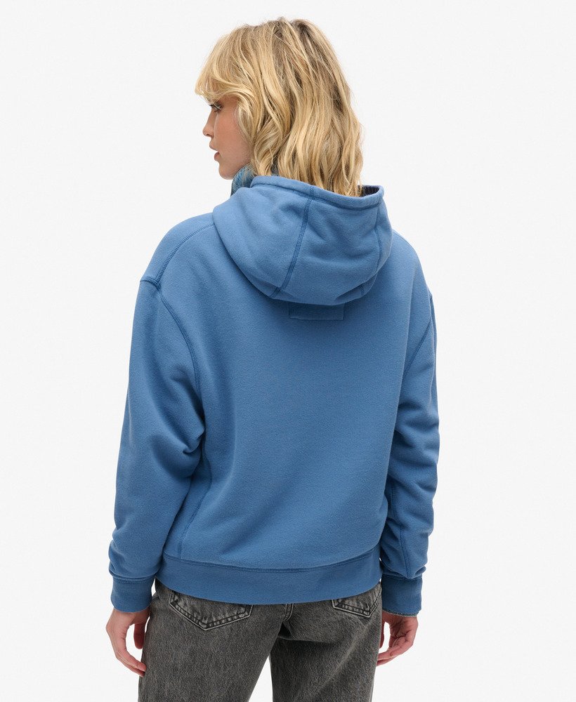 athletic essentials hoodie in wedgewood blue
