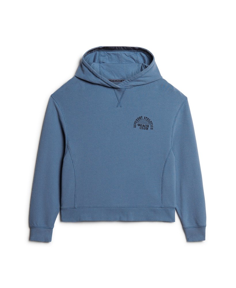 athletic essentials hoodie in wedgewood blue