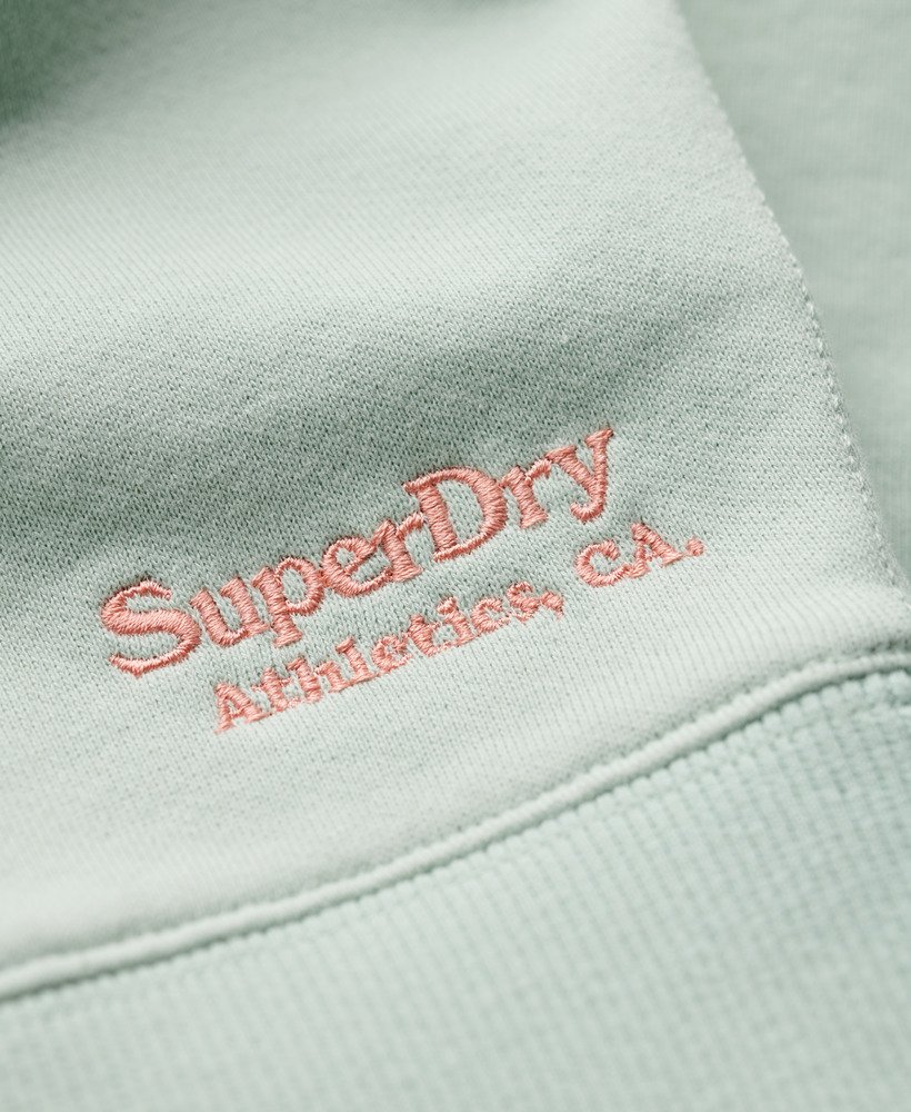 essential logo sweatshirt in surf spray green