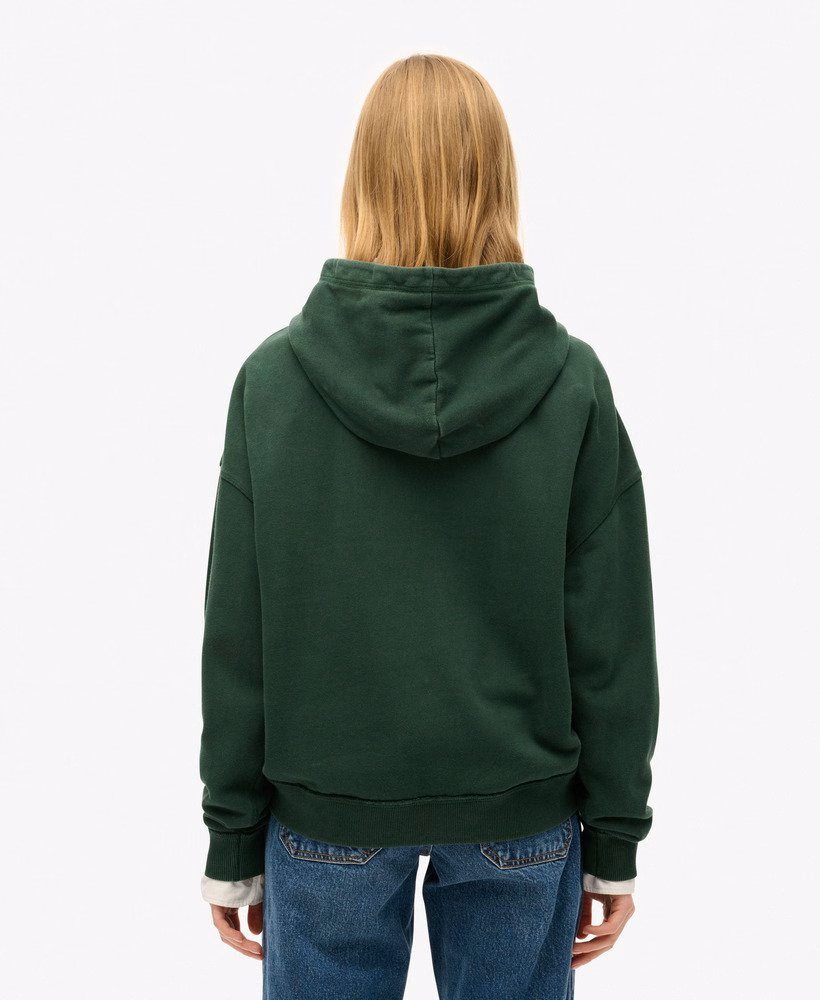 Athletic Essentials Oversized Hoodie met applicaties