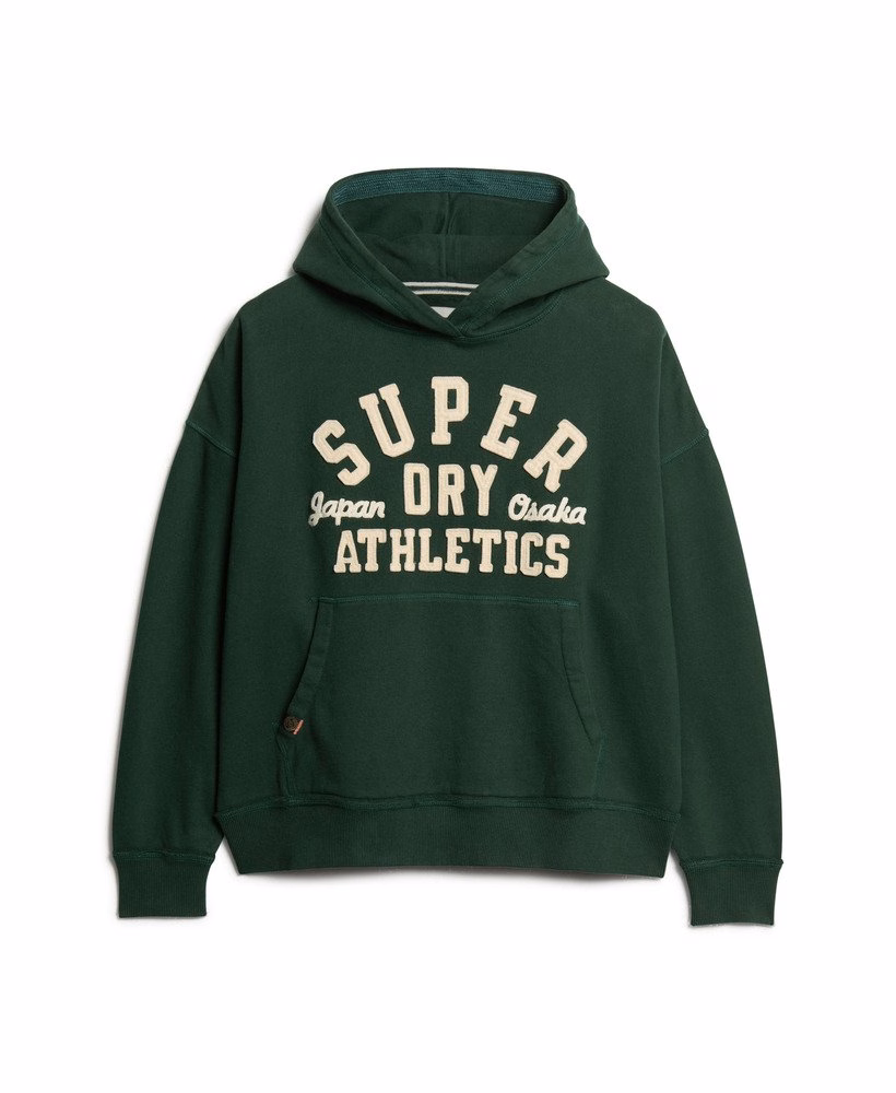 Athletic Essentials Oversized Hoodie met applicaties