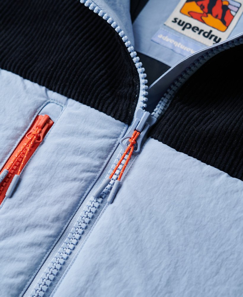 fleecejack met capuchon in urban cream