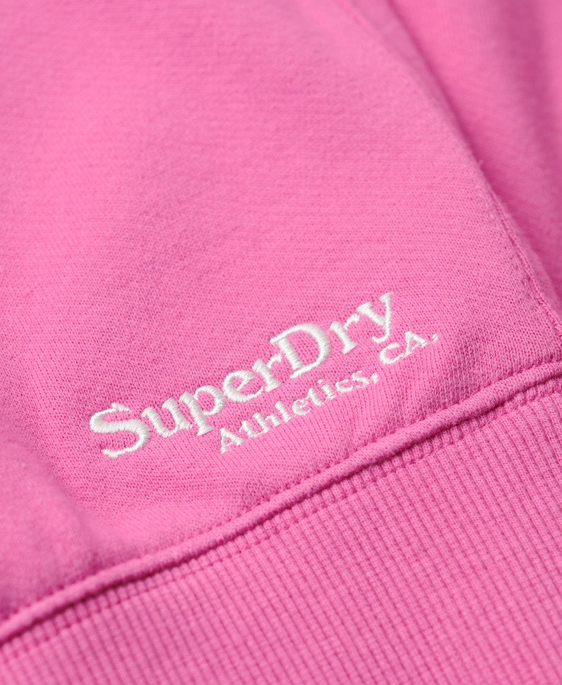 essential logo sweatshirt in flash pink