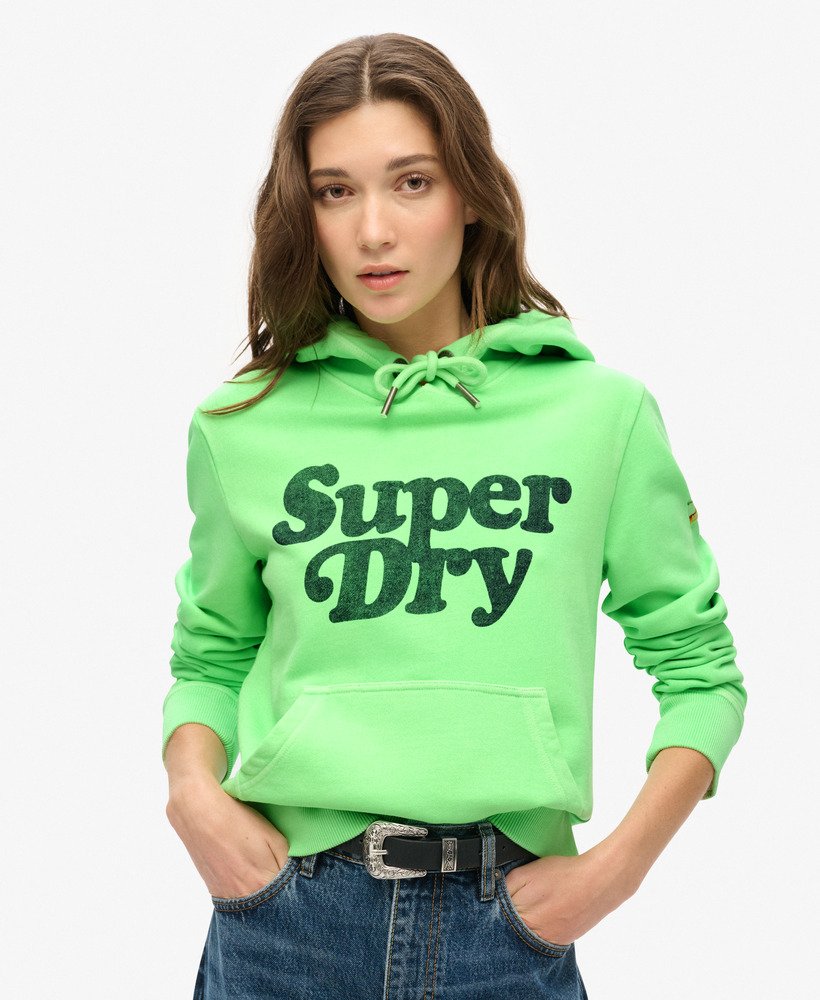 cooper tonal logo hoodie in neo mint green