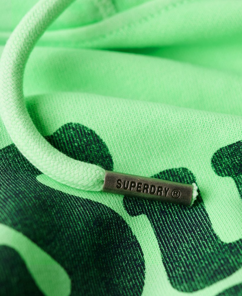 cooper tonal logo hoodie in neo mint green