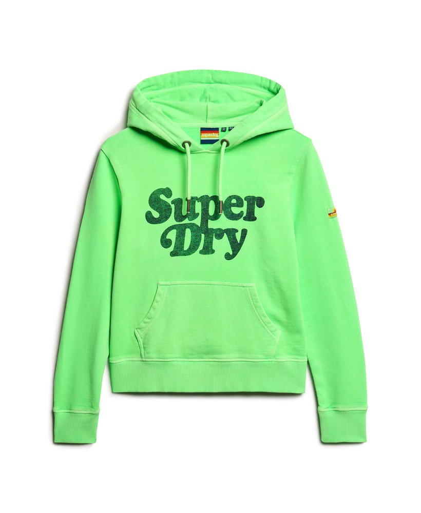 cooper tonal logo hoodie in neo mint green