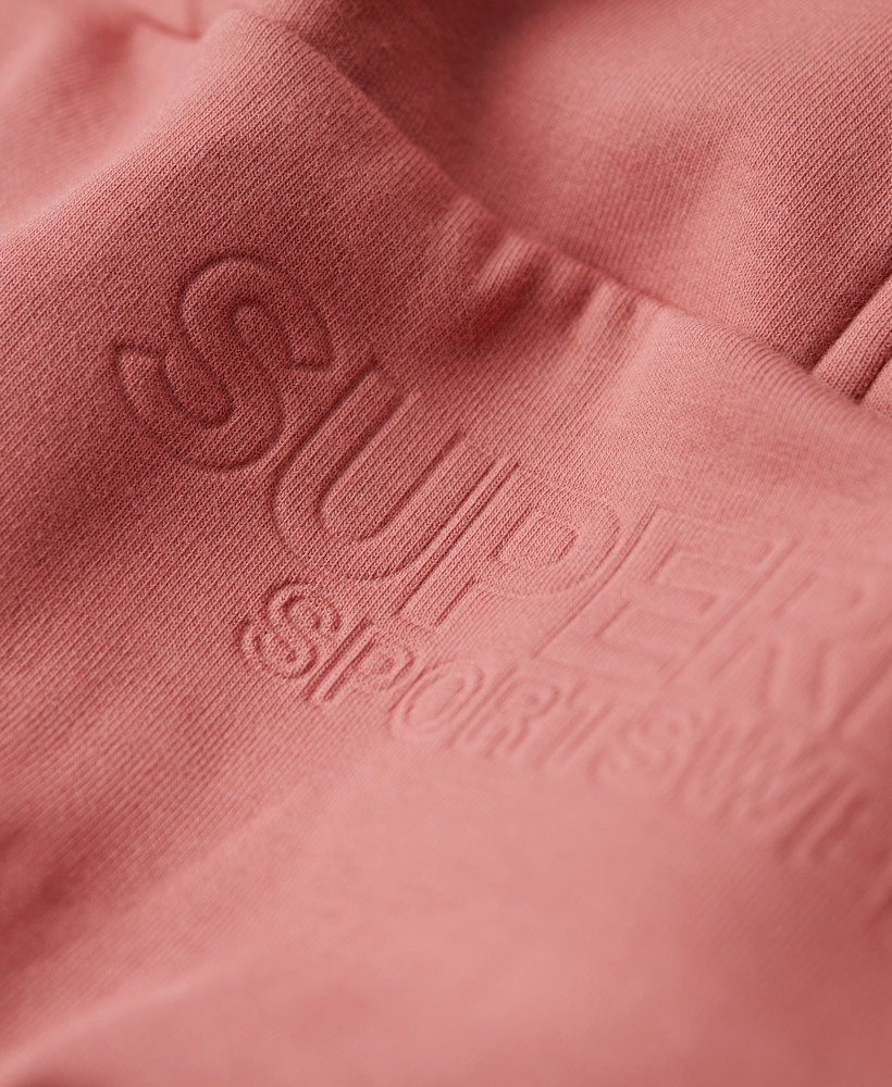 sport tech relaxed half zip sweatshirt in withered rose