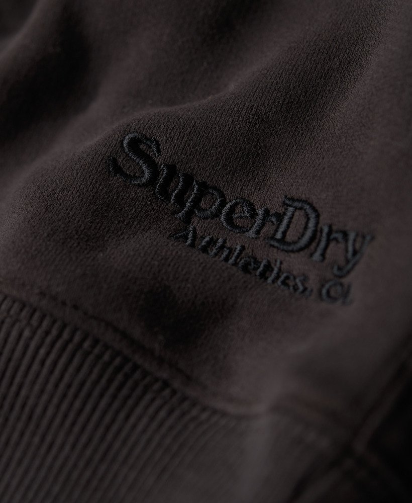 essential logo relaxed fit sweatshirt in bison black