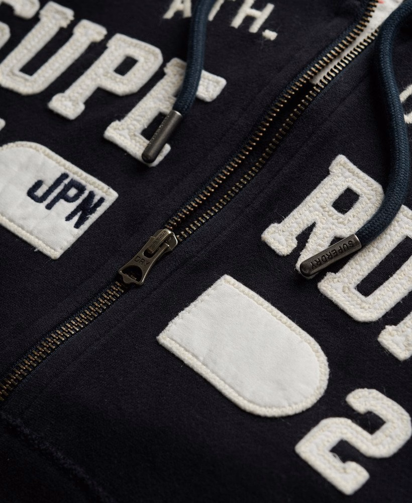 Athletic Essentials Relaxed Cropped Zip Hoodie