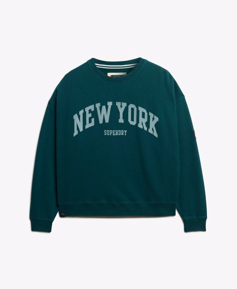 Athletic Essentials oversized crew sweater