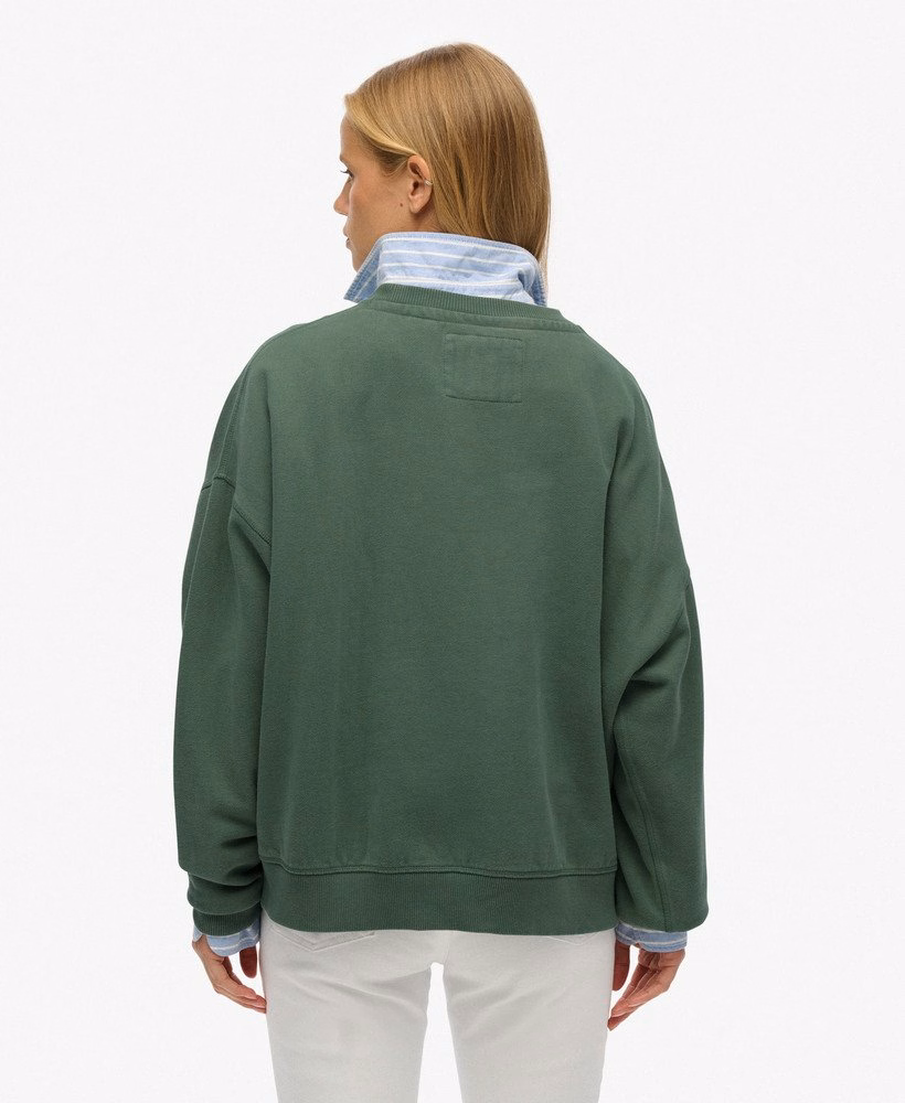 Athletic Essentials Tonal Applique Crew Sweatshirt