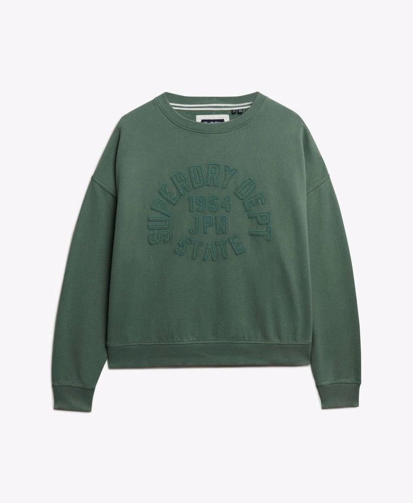 Athletic Essentials Tonal Applique Crew Sweatshirt