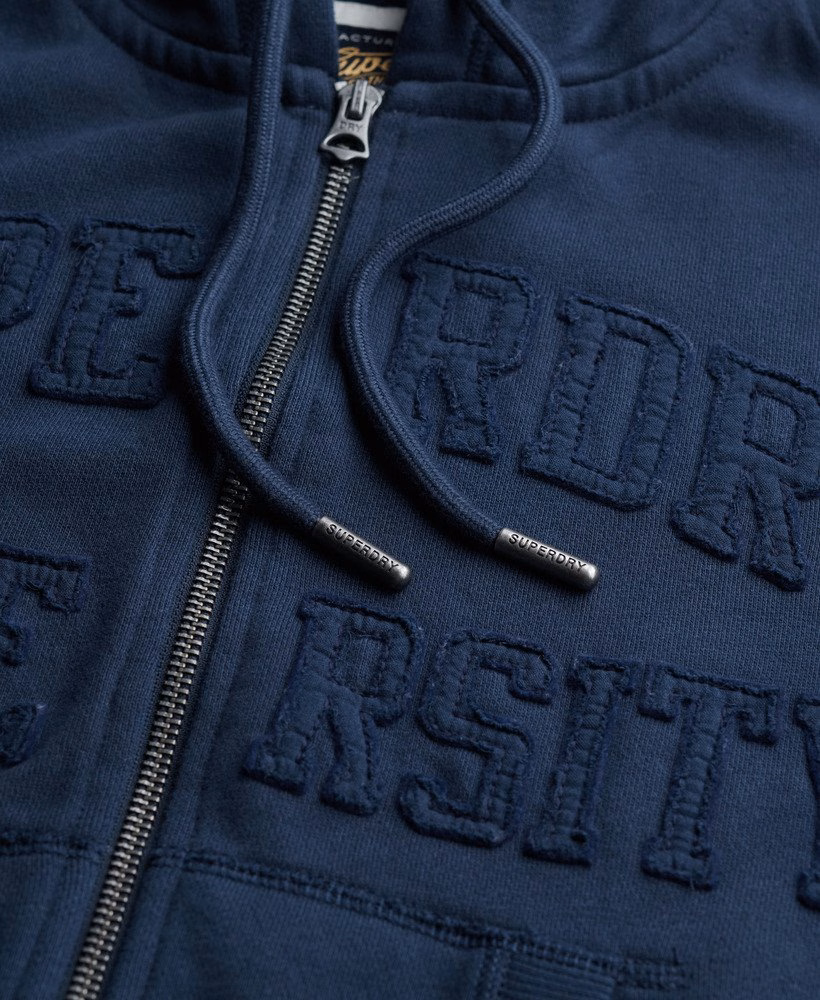 Athletic Essentials tonale cropped hoodie met rits