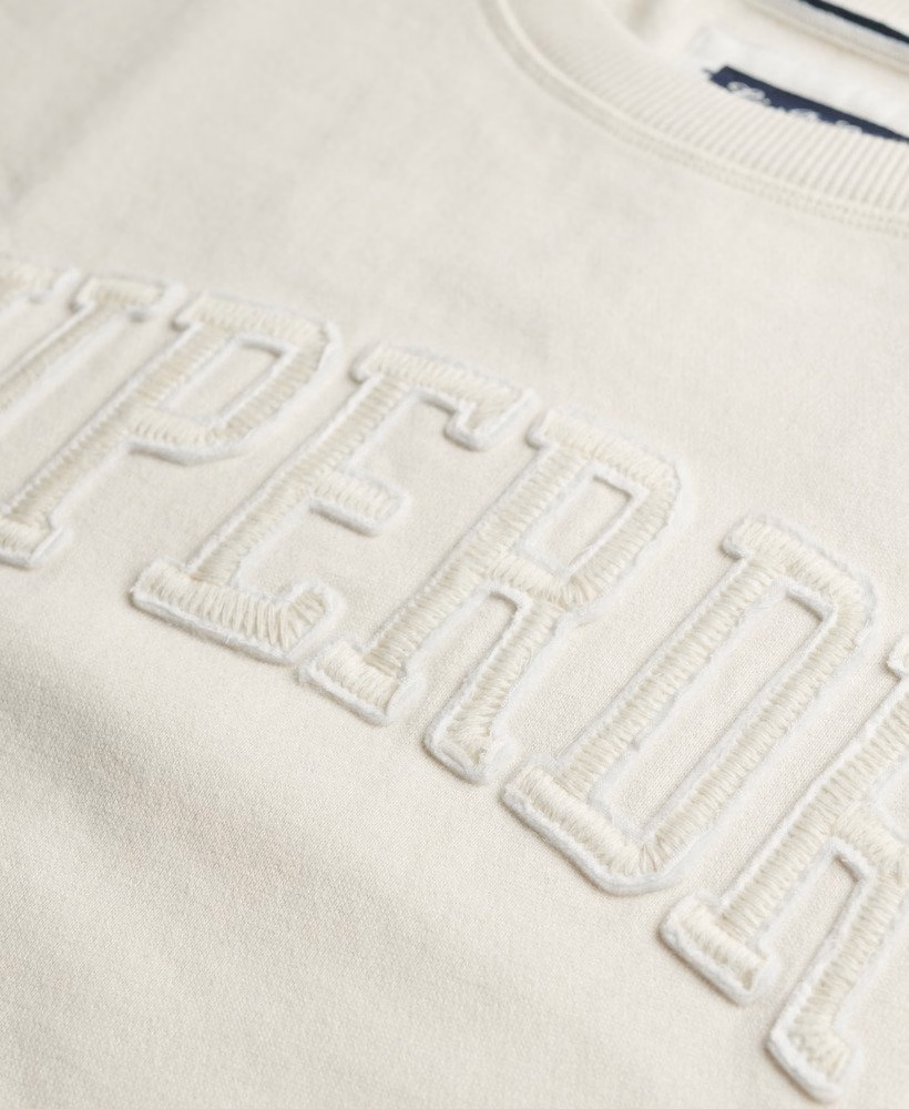 Athletic Essentials Tonal Applique Crew Sweatshirt