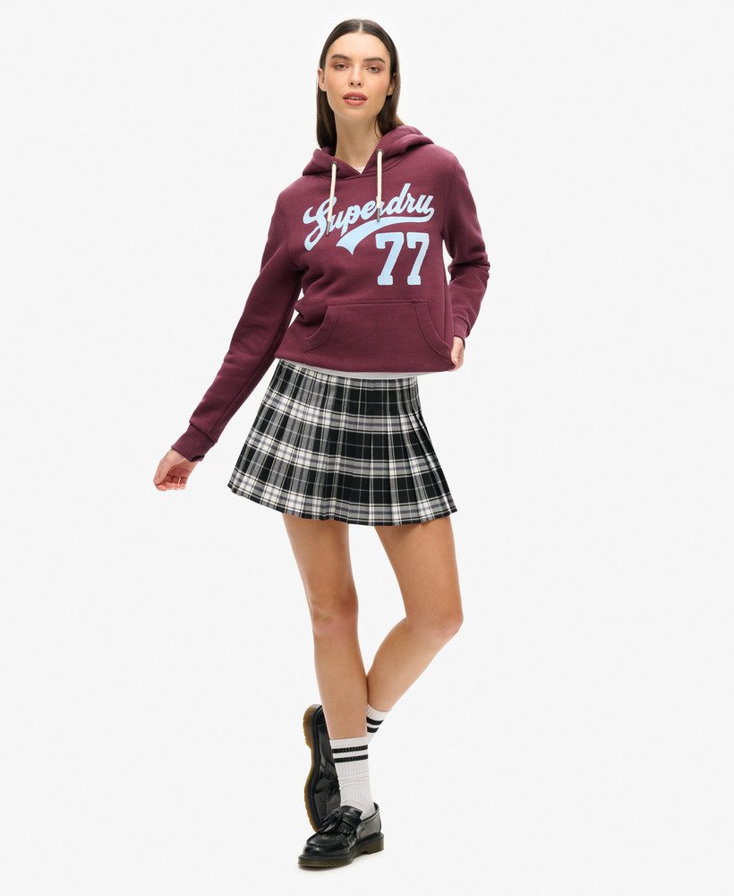 super 77 hoodie in vijgenpaars