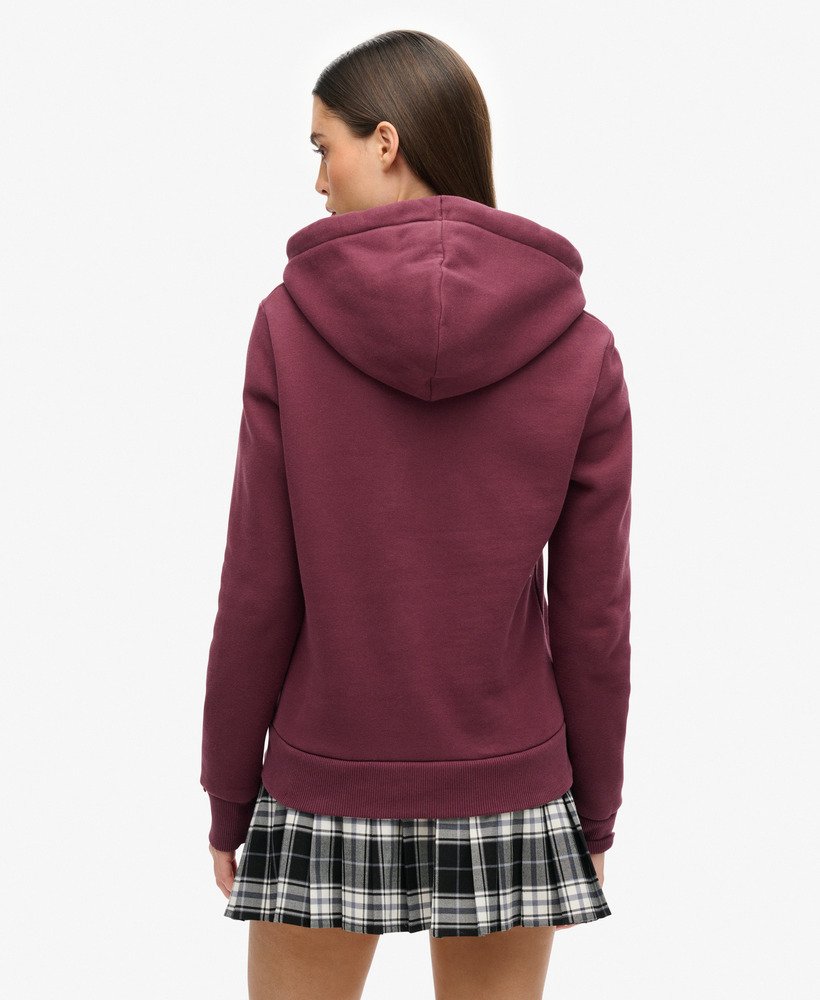 super 77 hoodie in vijgenpaars