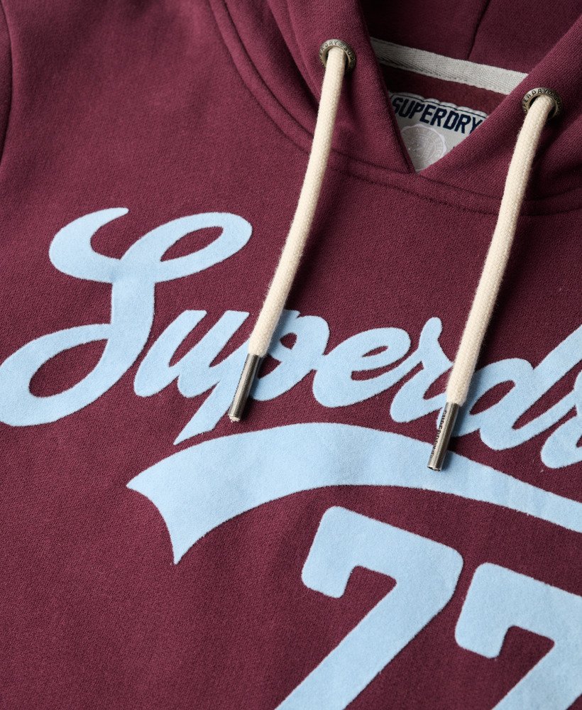 super 77 hoodie in vijgenpaars