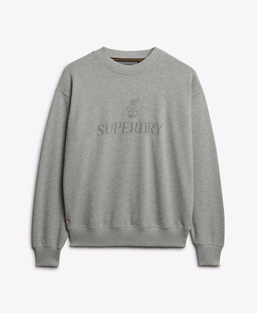 Relaxte crewneck sweater van Brits design