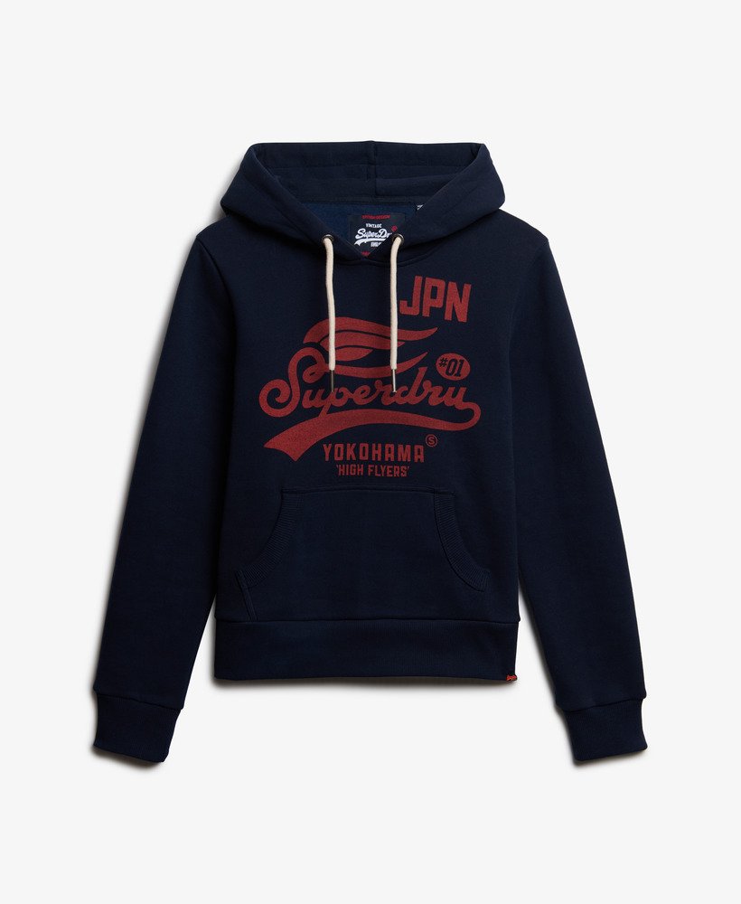 high flyers hoodie in donkerblauw