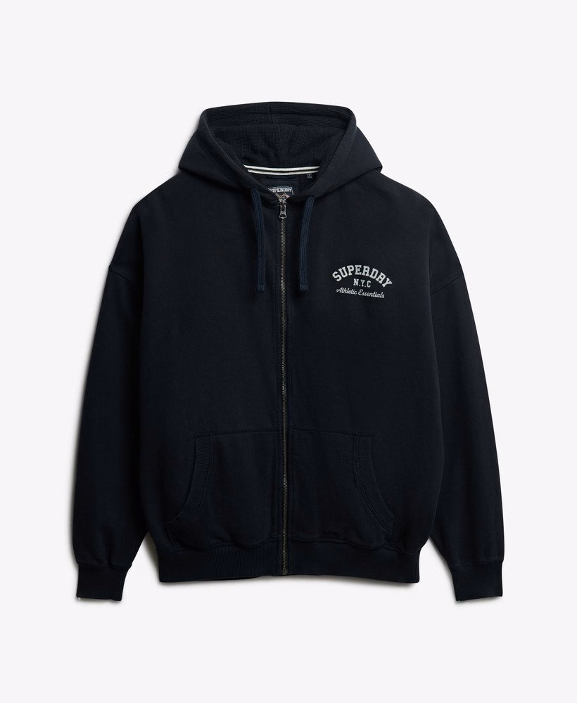 Athletic Essentials oversized hoodie met rits