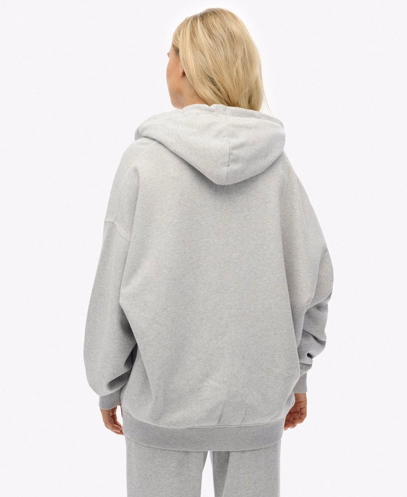 Athletic Essentials oversized hoodie met rits