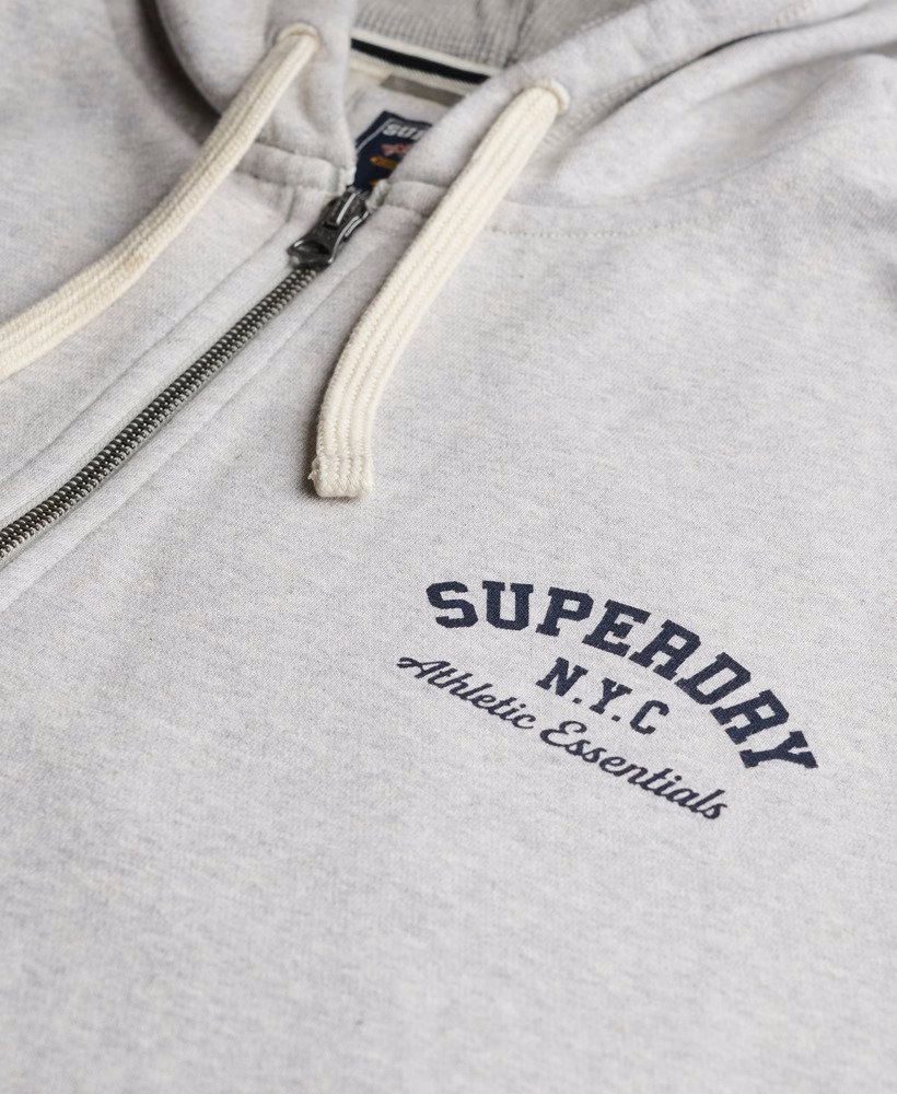 Athletic Essentials oversized hoodie met rits
