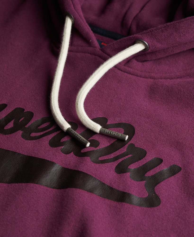 super athletics hoodie in auberginepaars