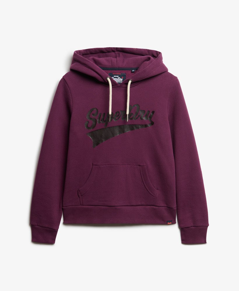 super athletics hoodie in auberginepaars
