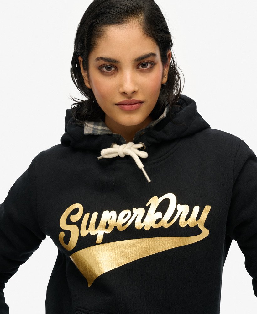 super athletics hoodie in zwart