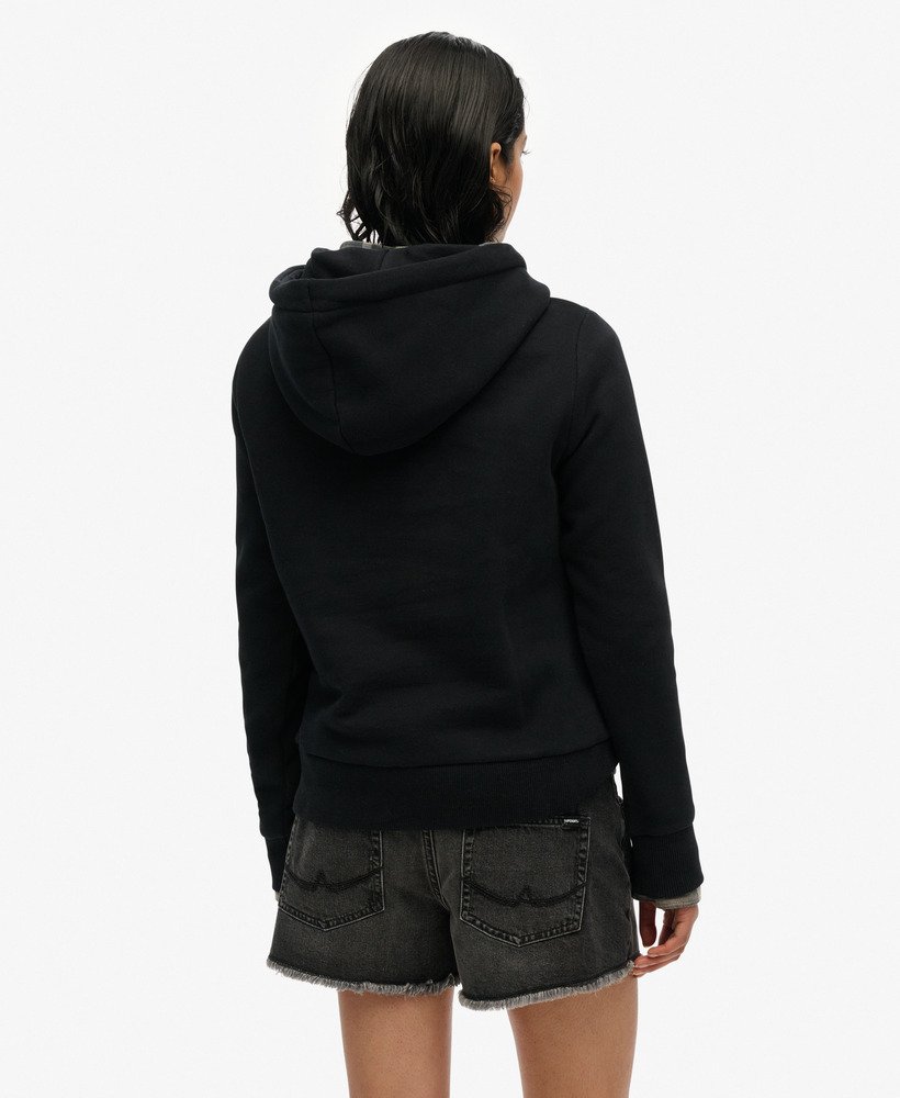 super athletics hoodie in zwart