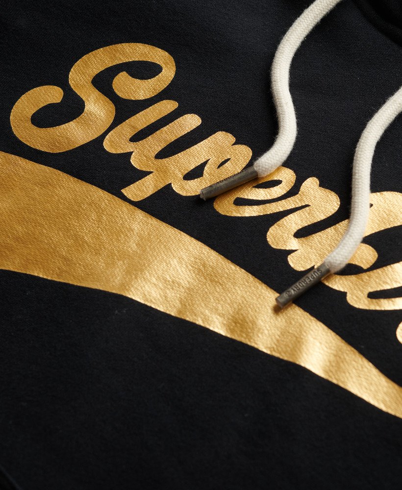 super athletics hoodie in zwart