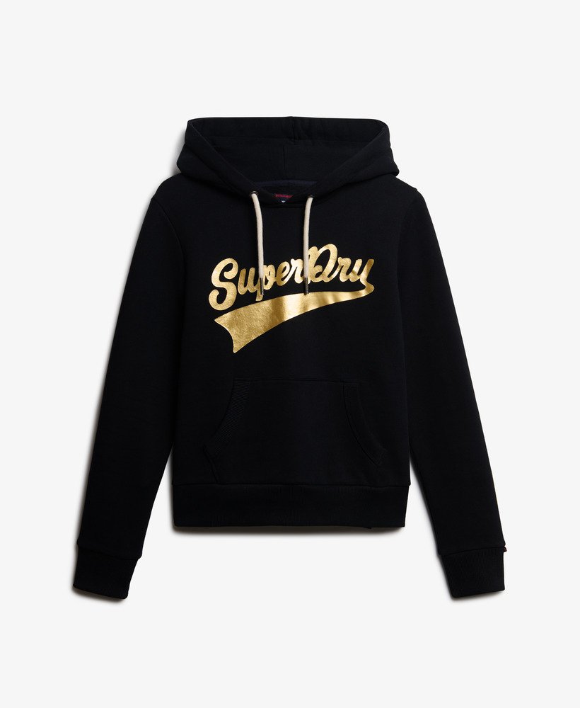 super athletics hoodie in zwart