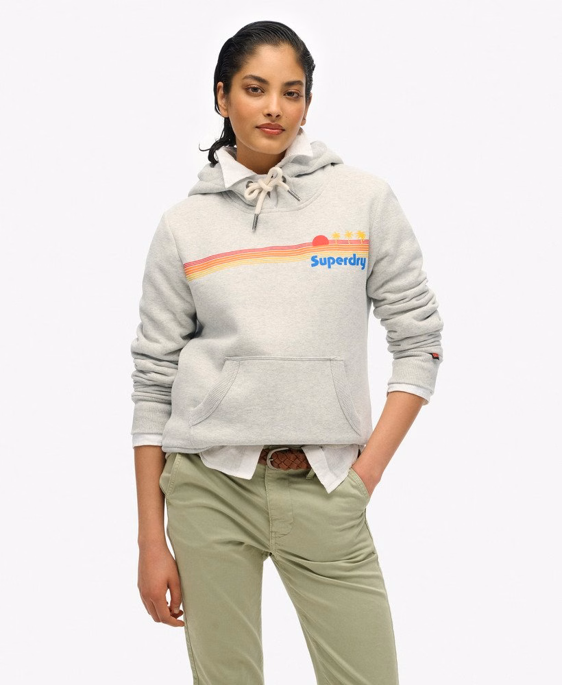 Hoodie met regenboogstrepen