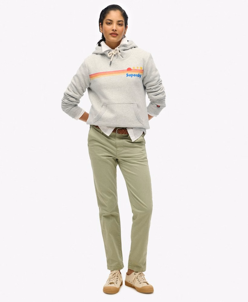 Hoodie met regenboogstrepen