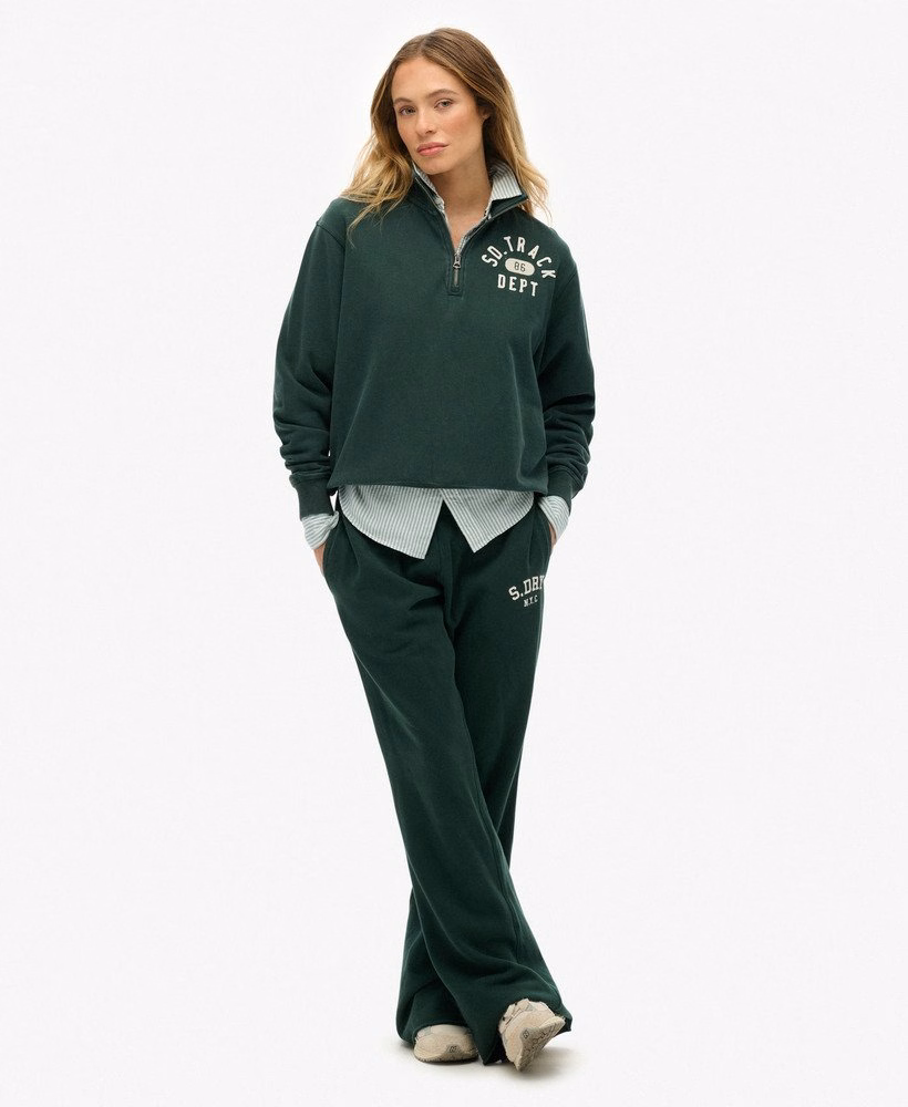 Athletic Essentials Applique Half Zip Sweatshirt