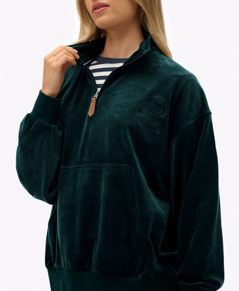 Country Club Velour Quarter Zip